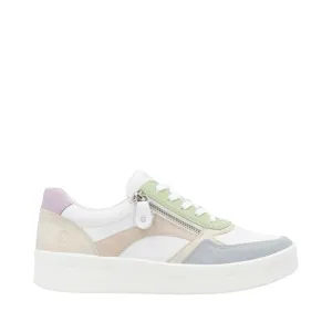 Remonte Women's Kendra 01 Sneaker in White/Cream