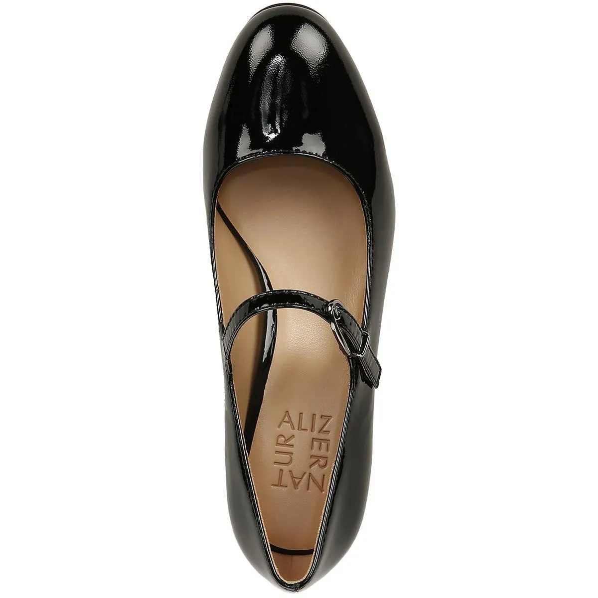 Renny Womens Comfort Insole Block Heel Mary Jane Heels