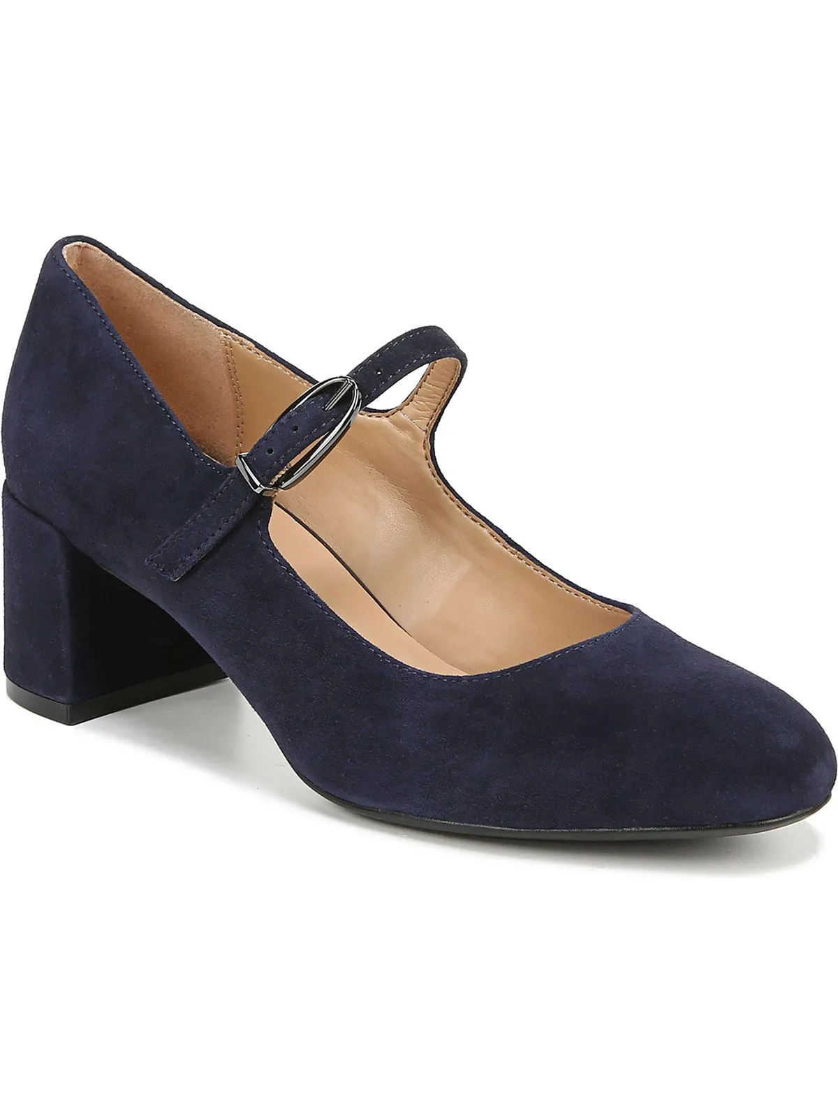 Renny Womens Comfort Insole Block Heel Mary Jane Heels