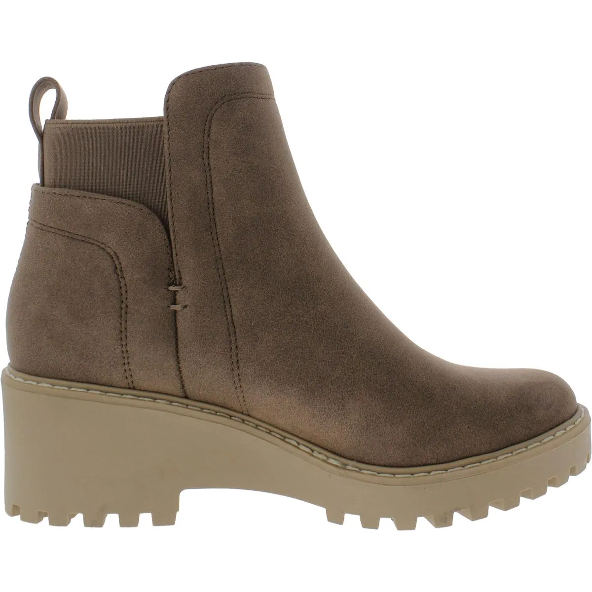 Rielle Womens Stretch Ankle Ankle Boots