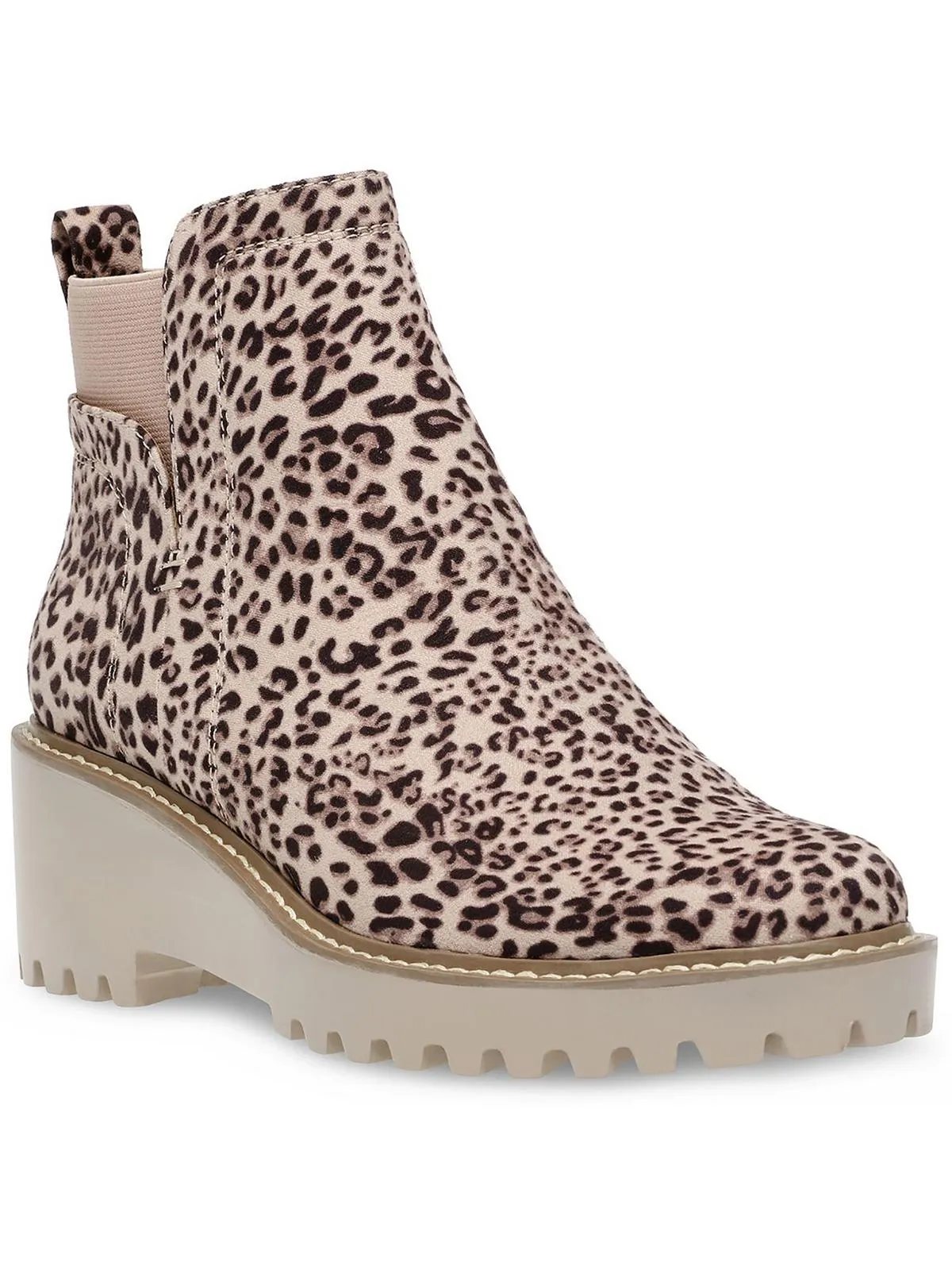 Rielle Womens Stretch Ankle Ankle Boots