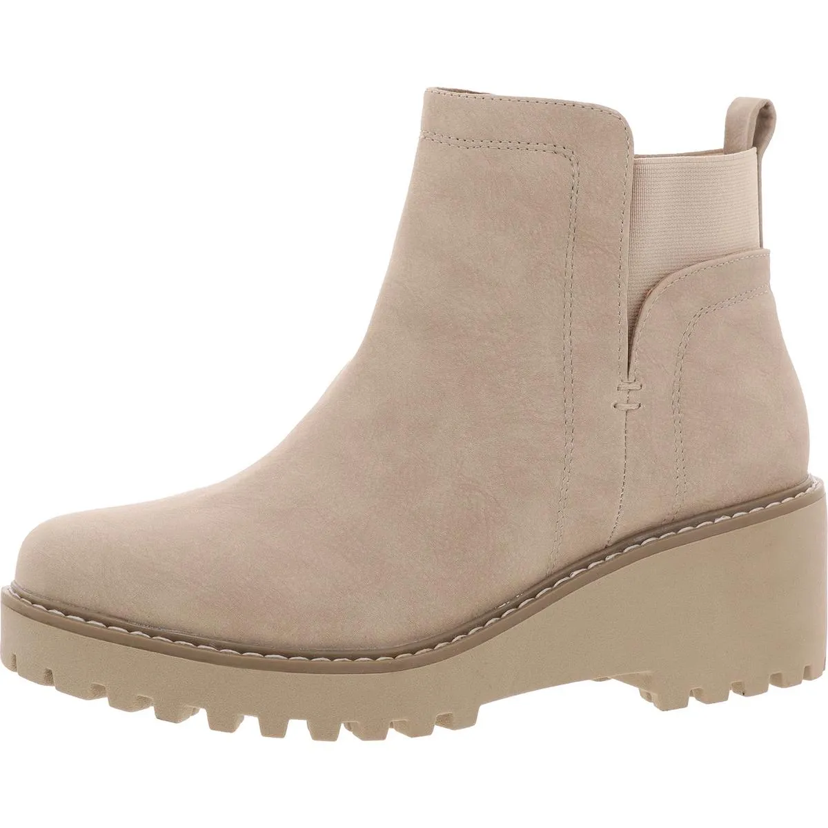 Rielle Womens Stretch Ankle Ankle Boots