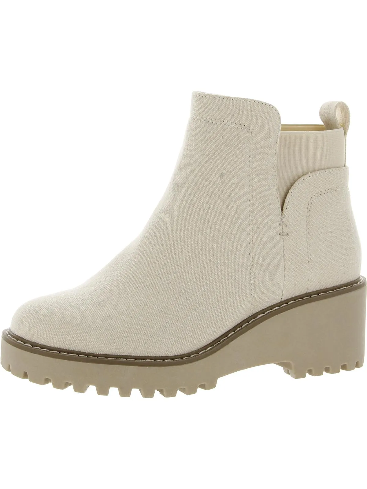 Rielle Womens Stretch Ankle Ankle Boots