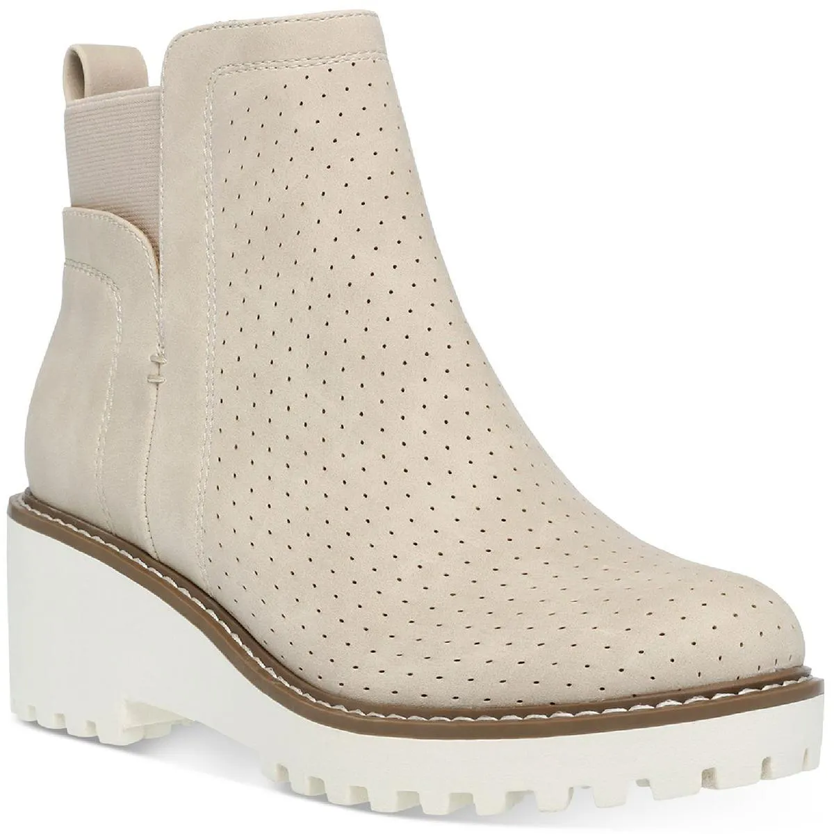 Rielle Womens Stretch Ankle Ankle Boots