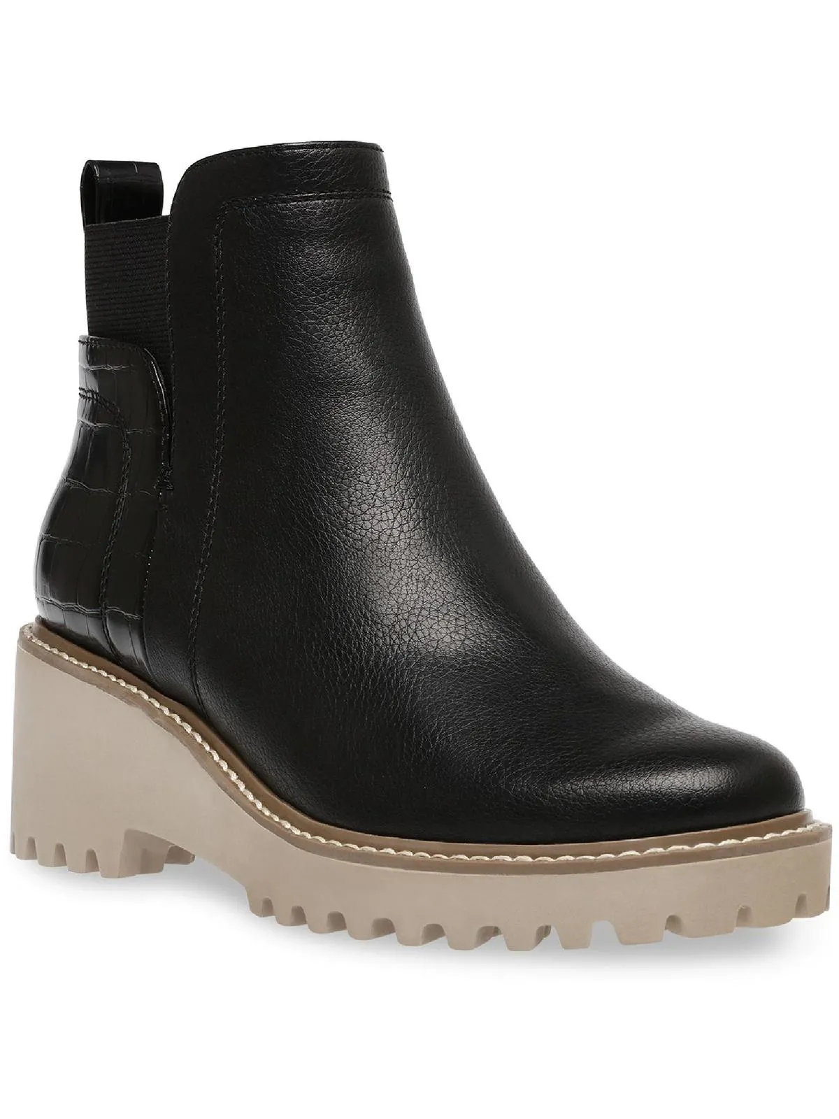 Rielle Womens Stretch Ankle Ankle Boots