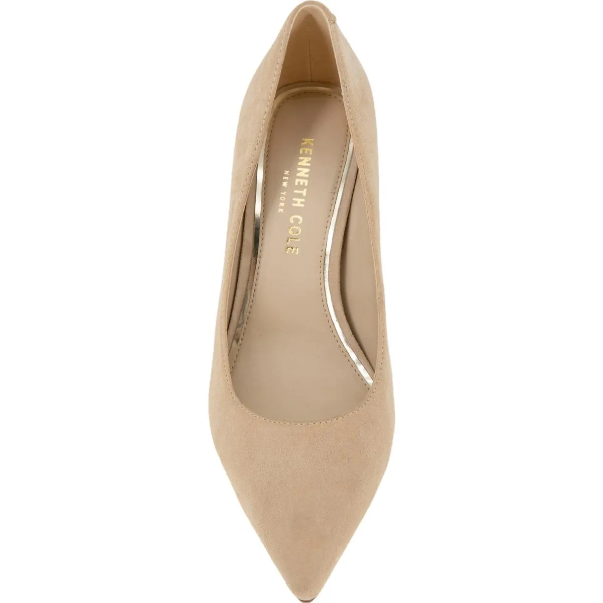 Romi Womens Suede Flared Heel Pumps