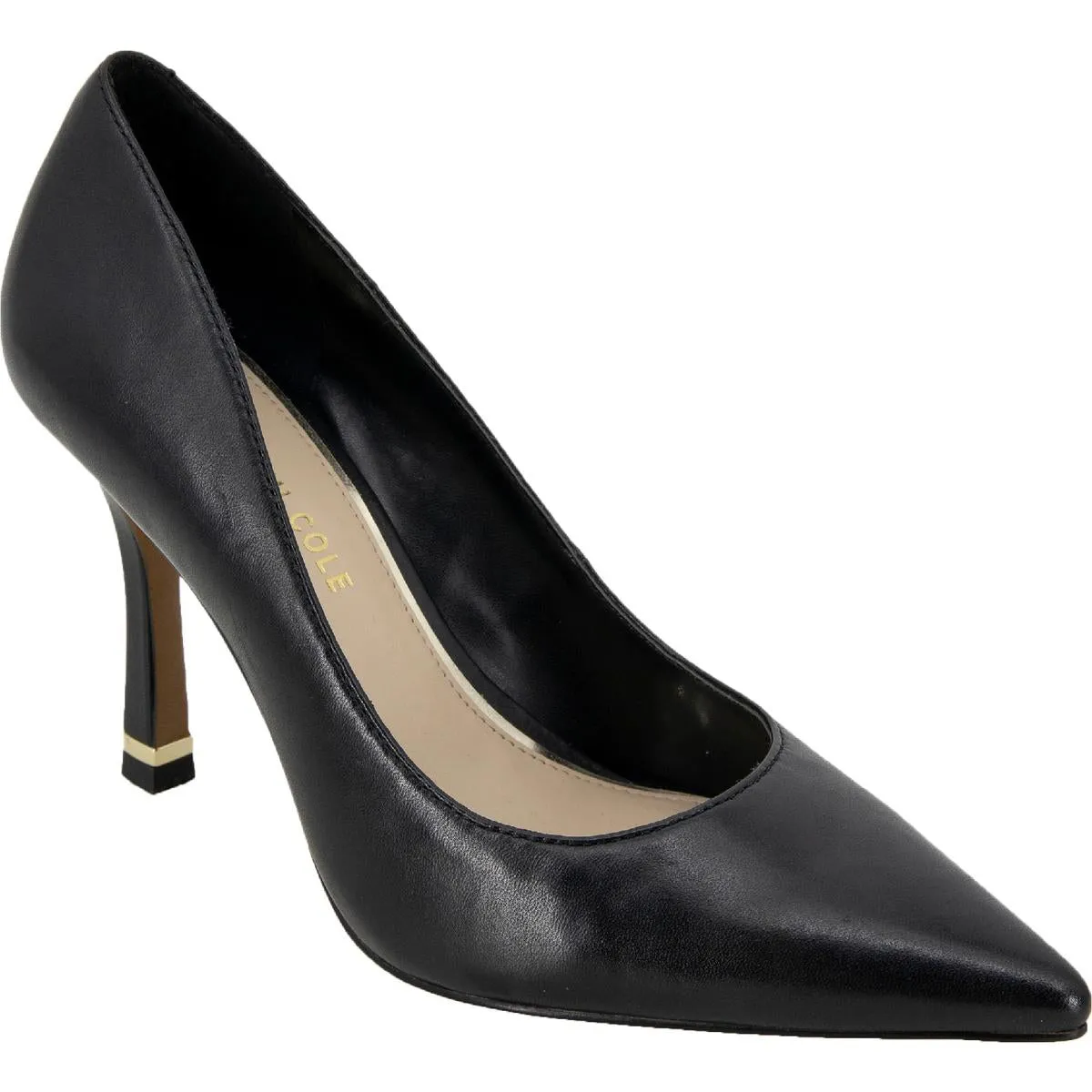 Romi Womens Suede Flared Heel Pumps
