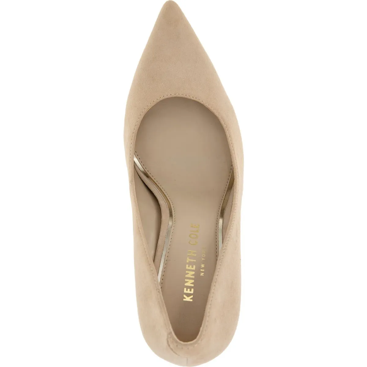 Romi Womens Suede Flared Heel Pumps
