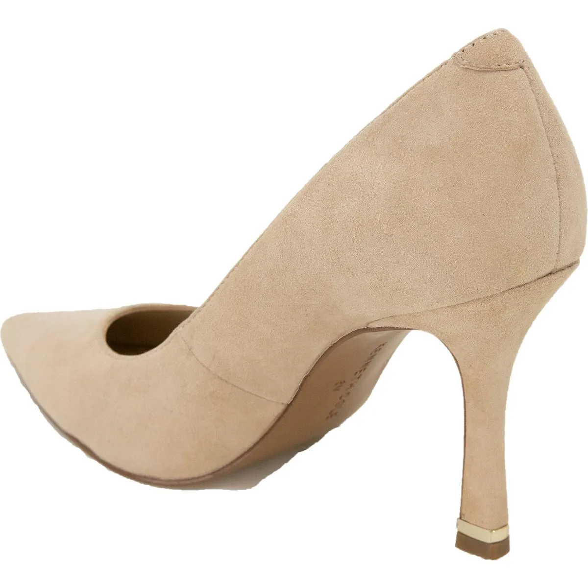 Romi Womens Suede Flared Heel Pumps
