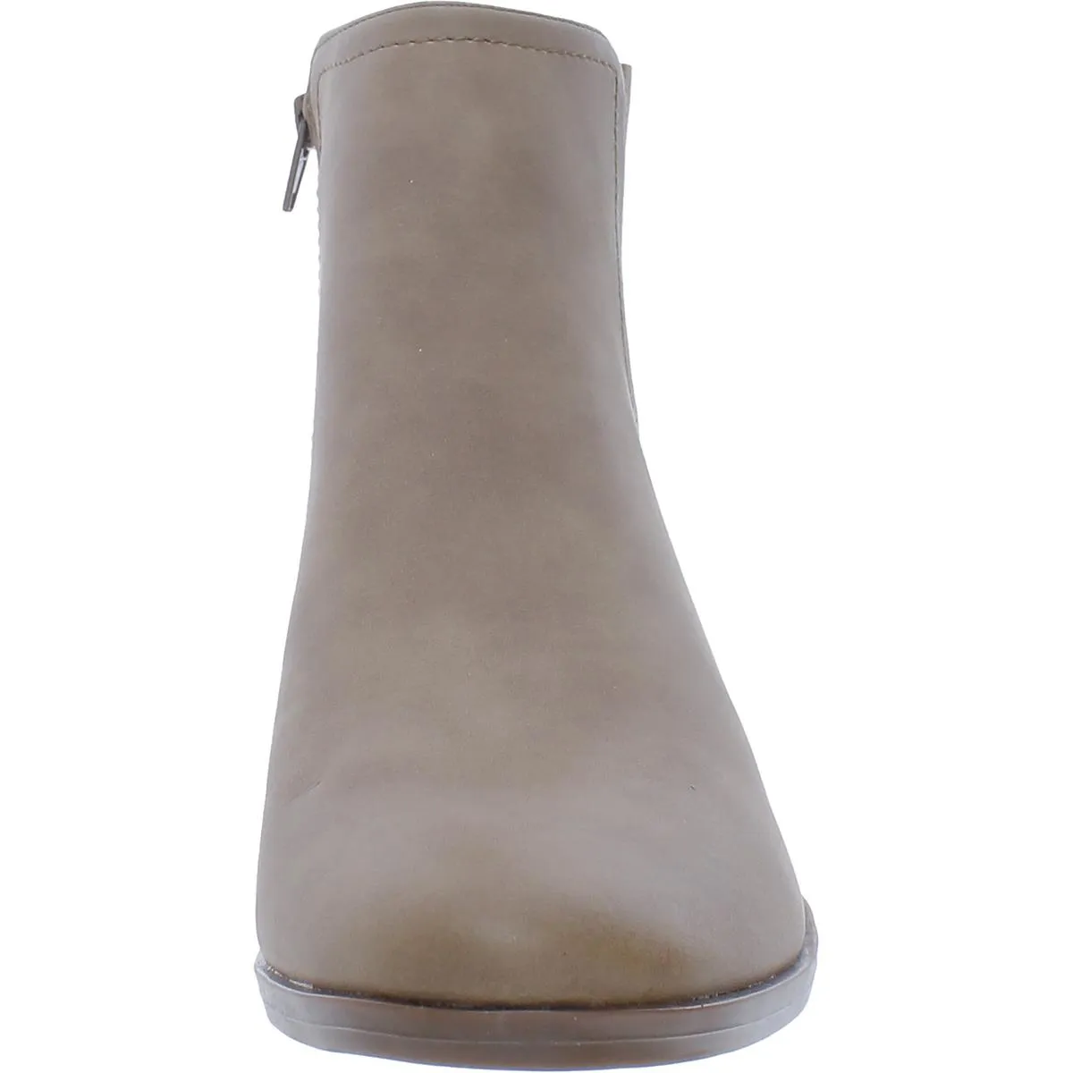 Sampson Womens Faux Leather Comfort Ankle Boots