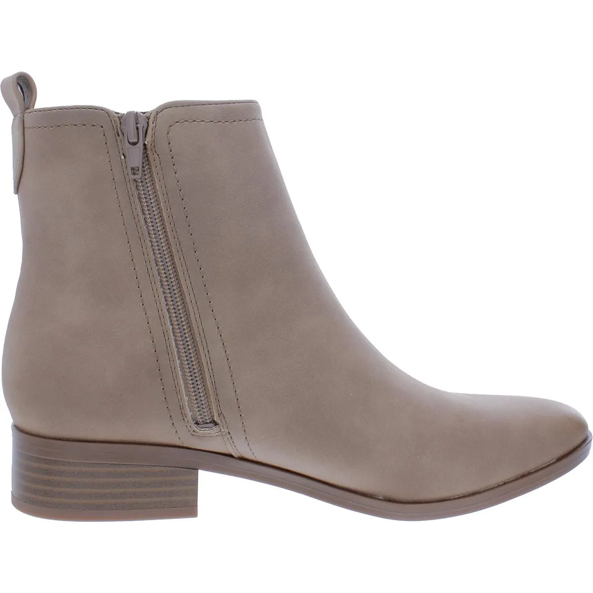 Sampson Womens Faux Leather Comfort Ankle Boots