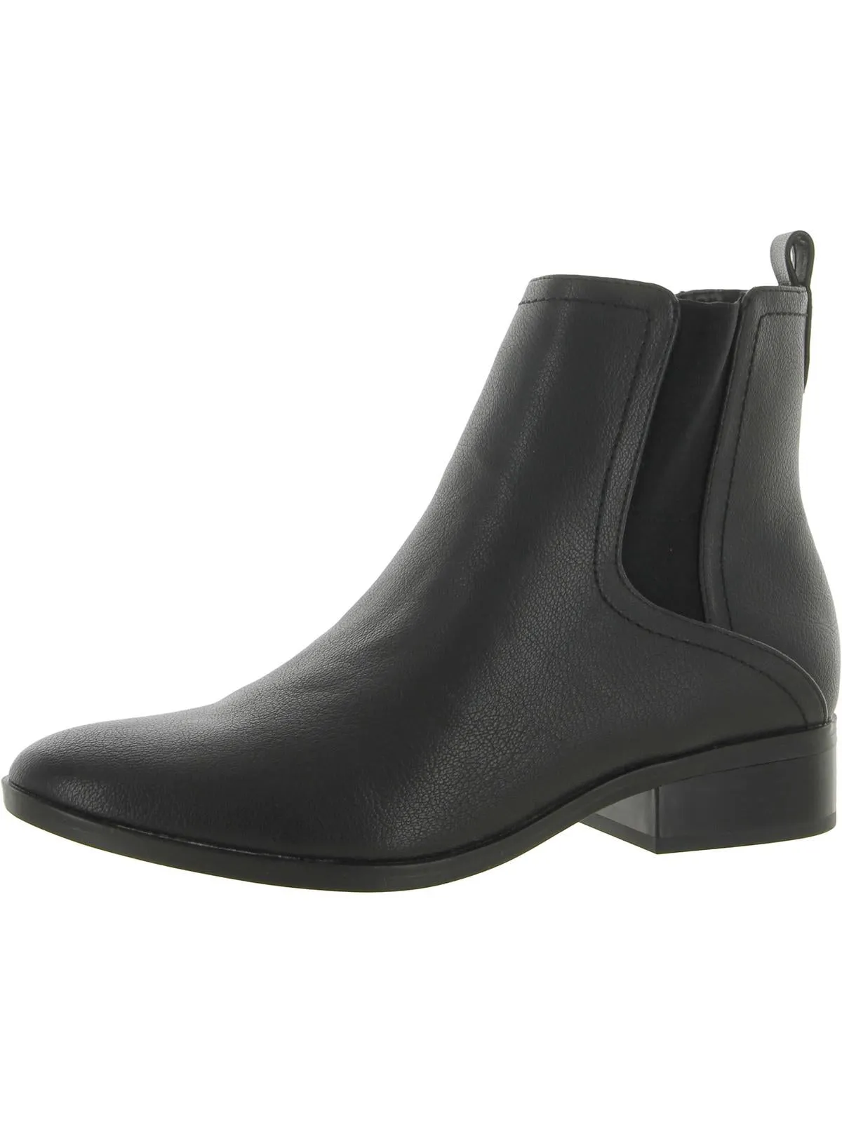 Sampson Womens Faux Leather Comfort Ankle Boots