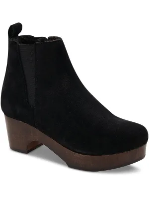 Sanaa  Womens Leather Ankle Chelsea Boots
