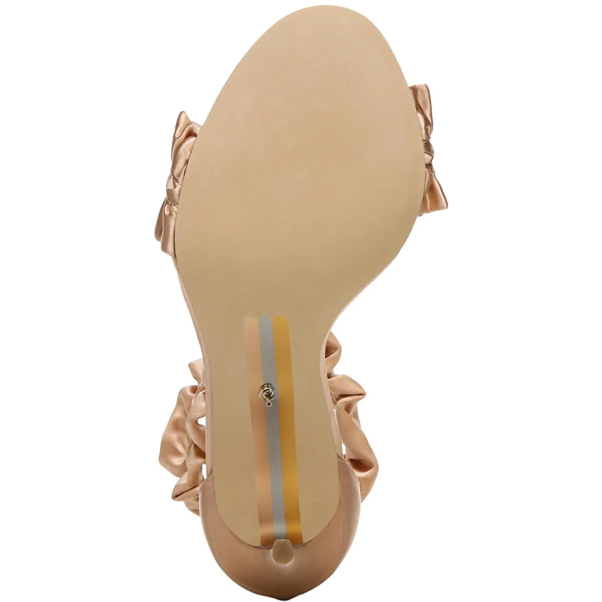 Sawyer Womens Satin Ankle Strap Heels