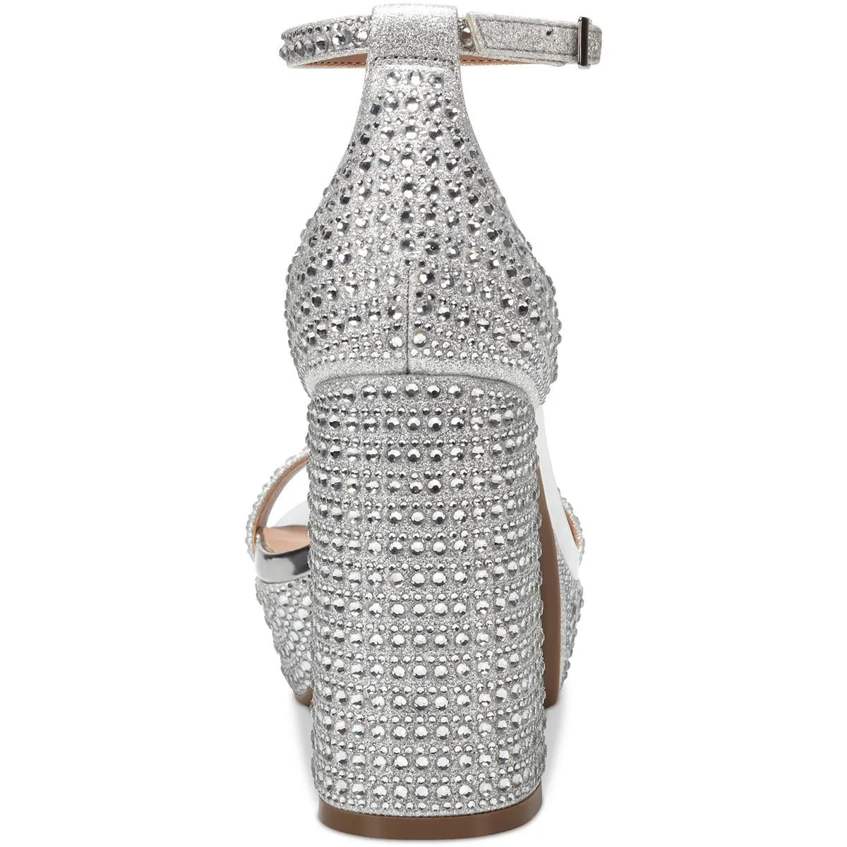 Shea Womens Ankle Strap Open Toe Heels