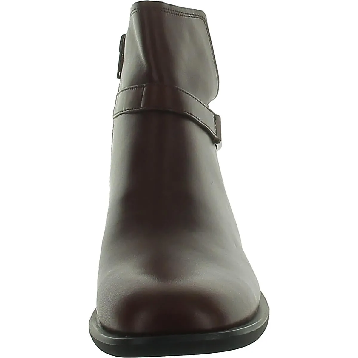 Sheila Womens Leather Embellished Ankle Boots