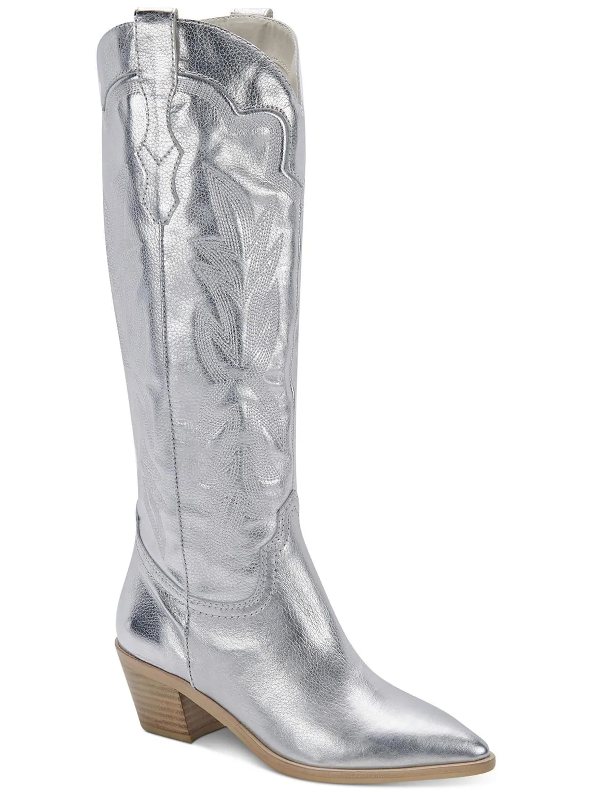 Shiren Womens Leather Tall Cowboy, Western Boots