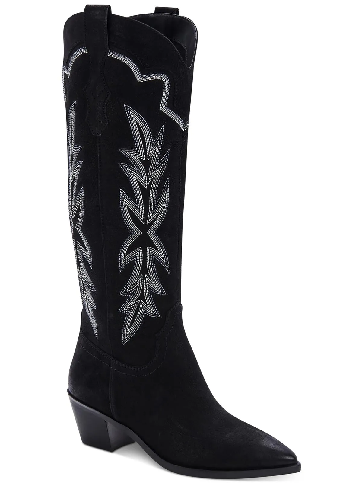 Shiren Womens Leather Tall Cowboy, Western Boots