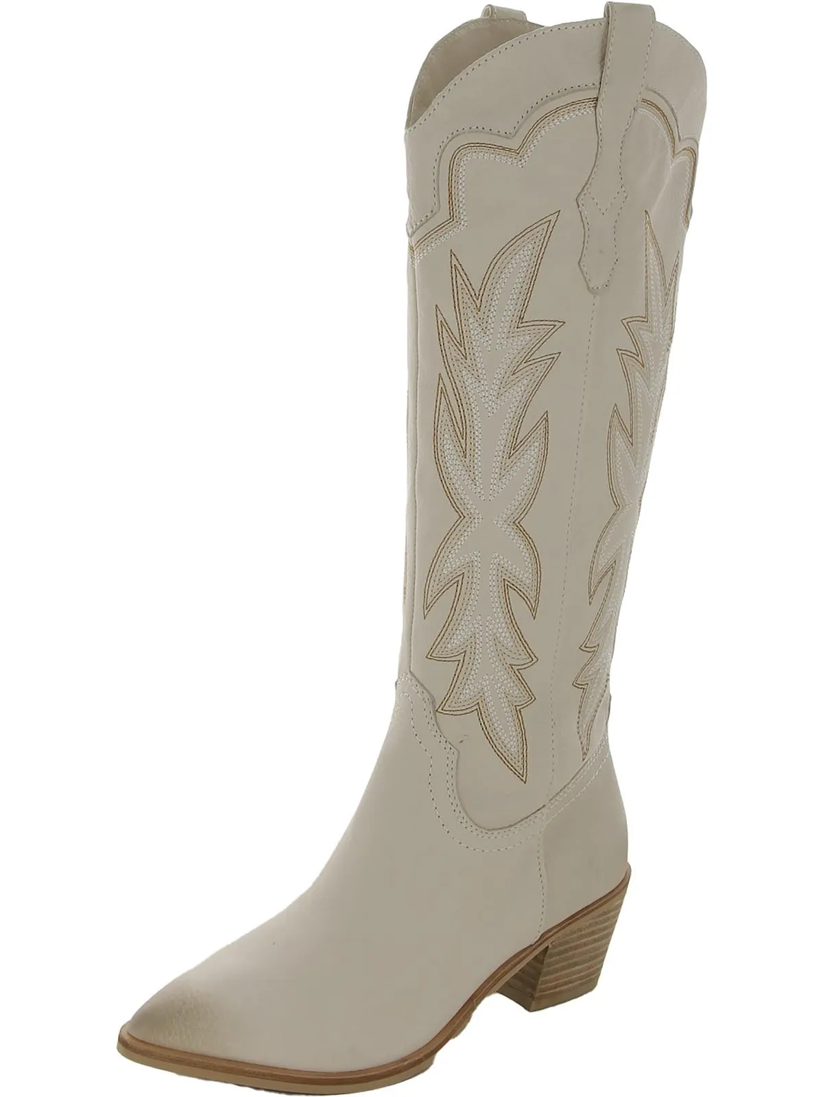Shiren Womens Leather Tall Cowboy, Western Boots