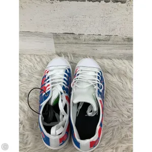 Shoes Sneakers By Clothes Mentor In Blue & Red & White, Size: 9