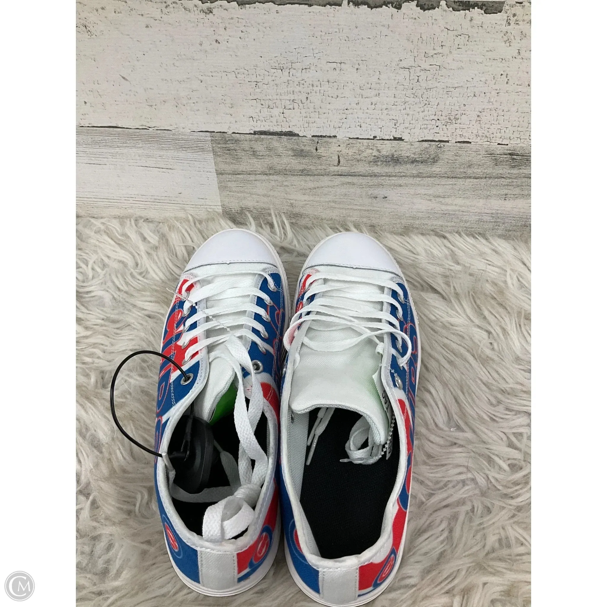 Shoes Sneakers By Clothes Mentor In Blue & Red & White, Size: 9