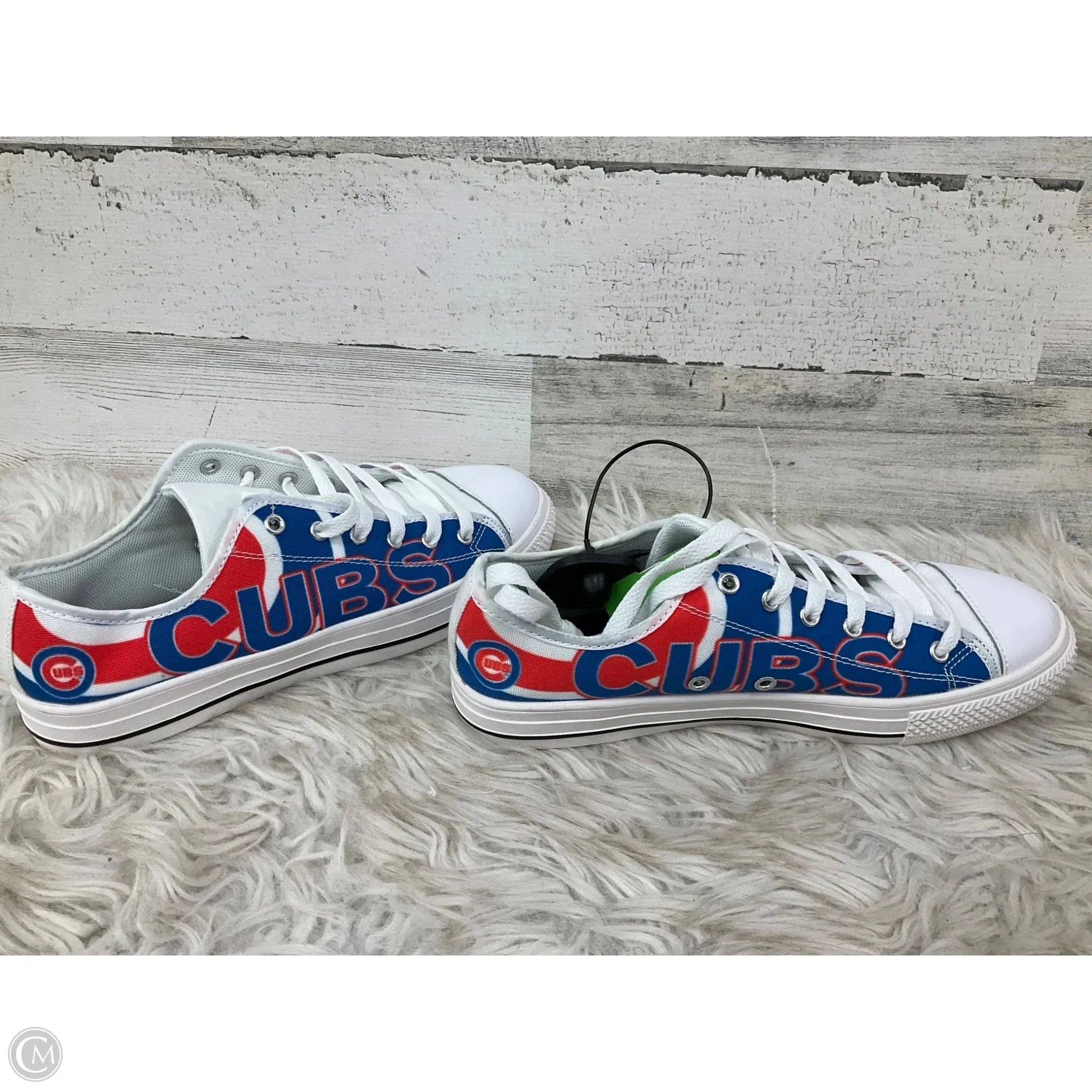 Shoes Sneakers By Clothes Mentor In Blue & Red & White, Size: 9