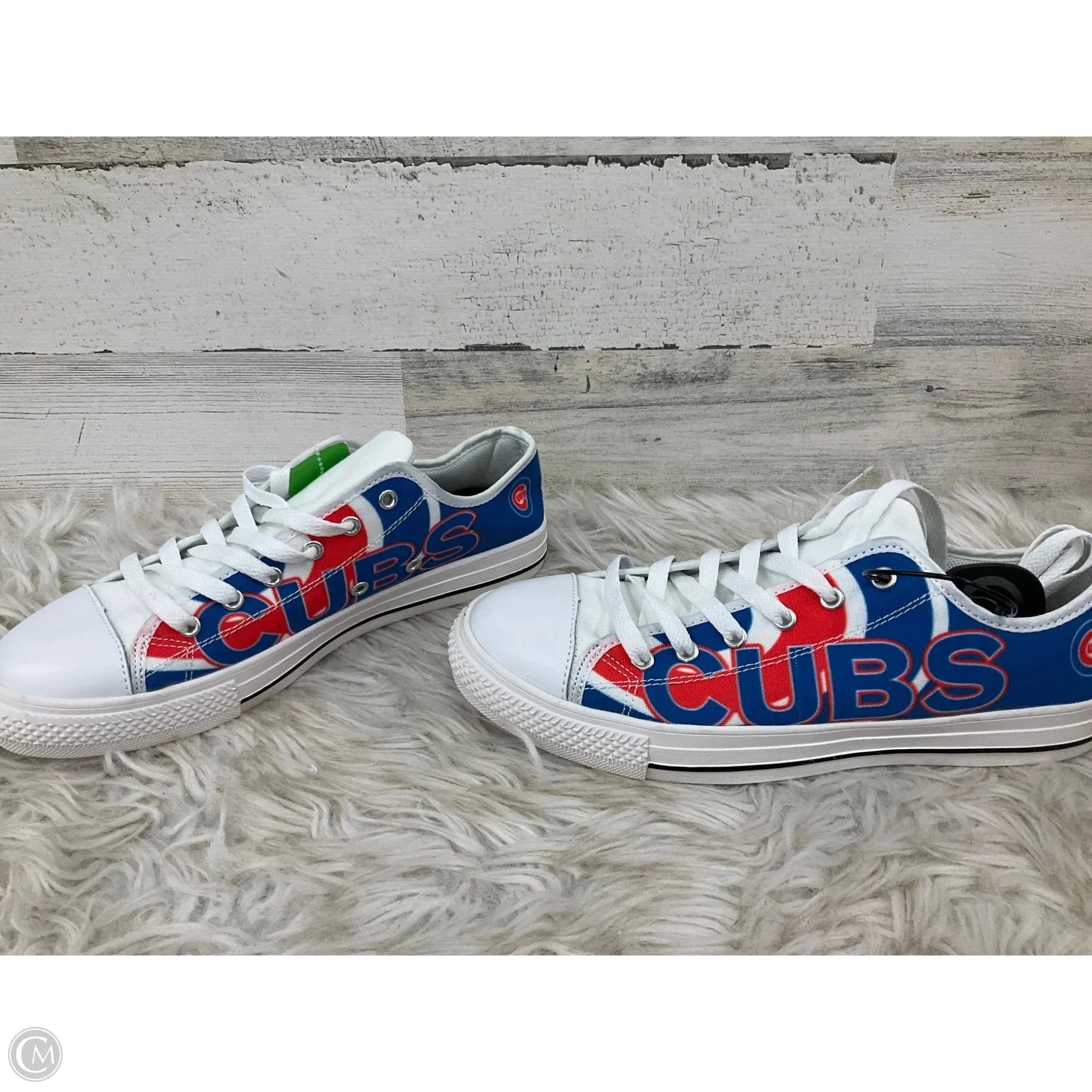 Shoes Sneakers By Clothes Mentor In Blue & Red & White, Size: 9
