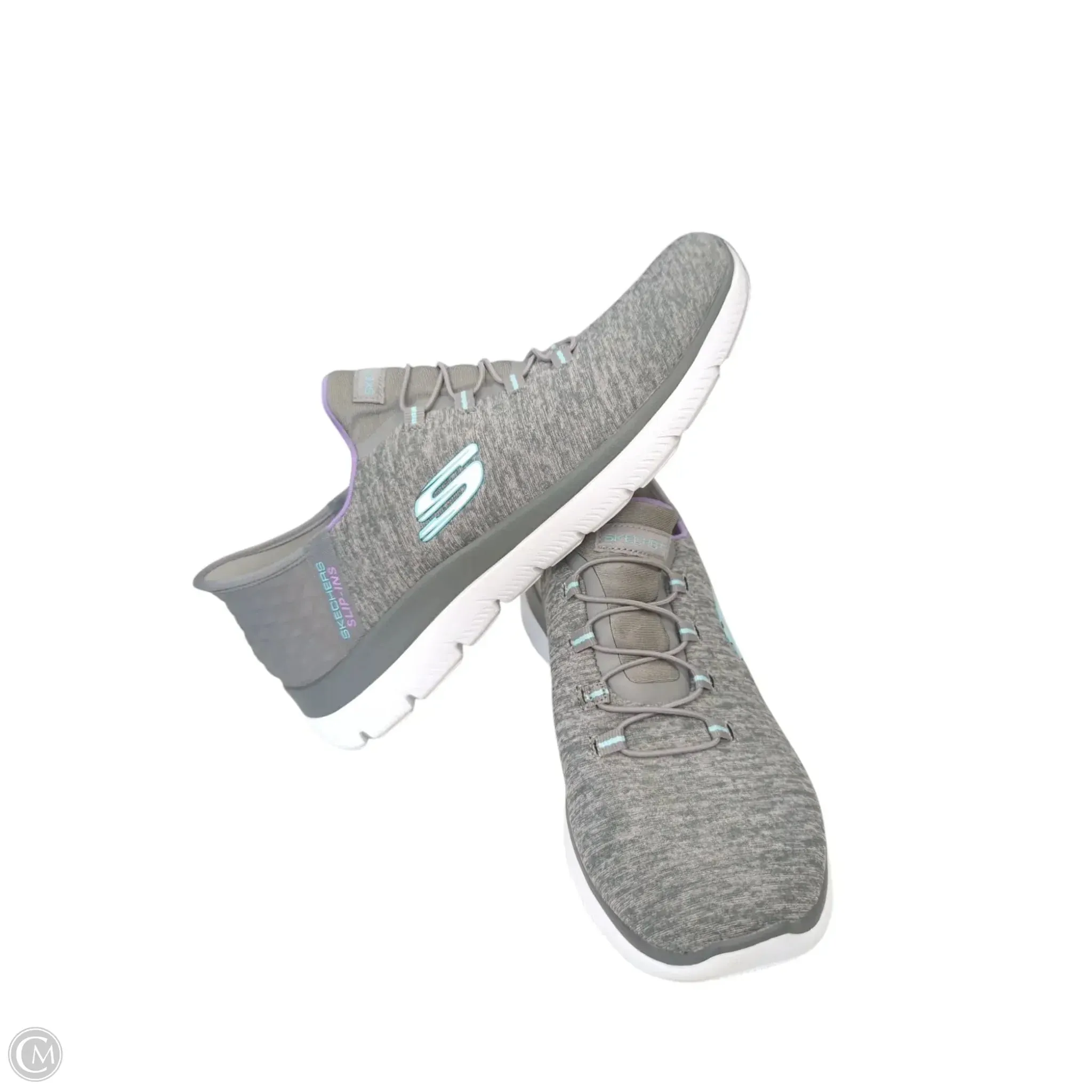 Shoes Sneakers By Skechers In Grey, Size: 8.5