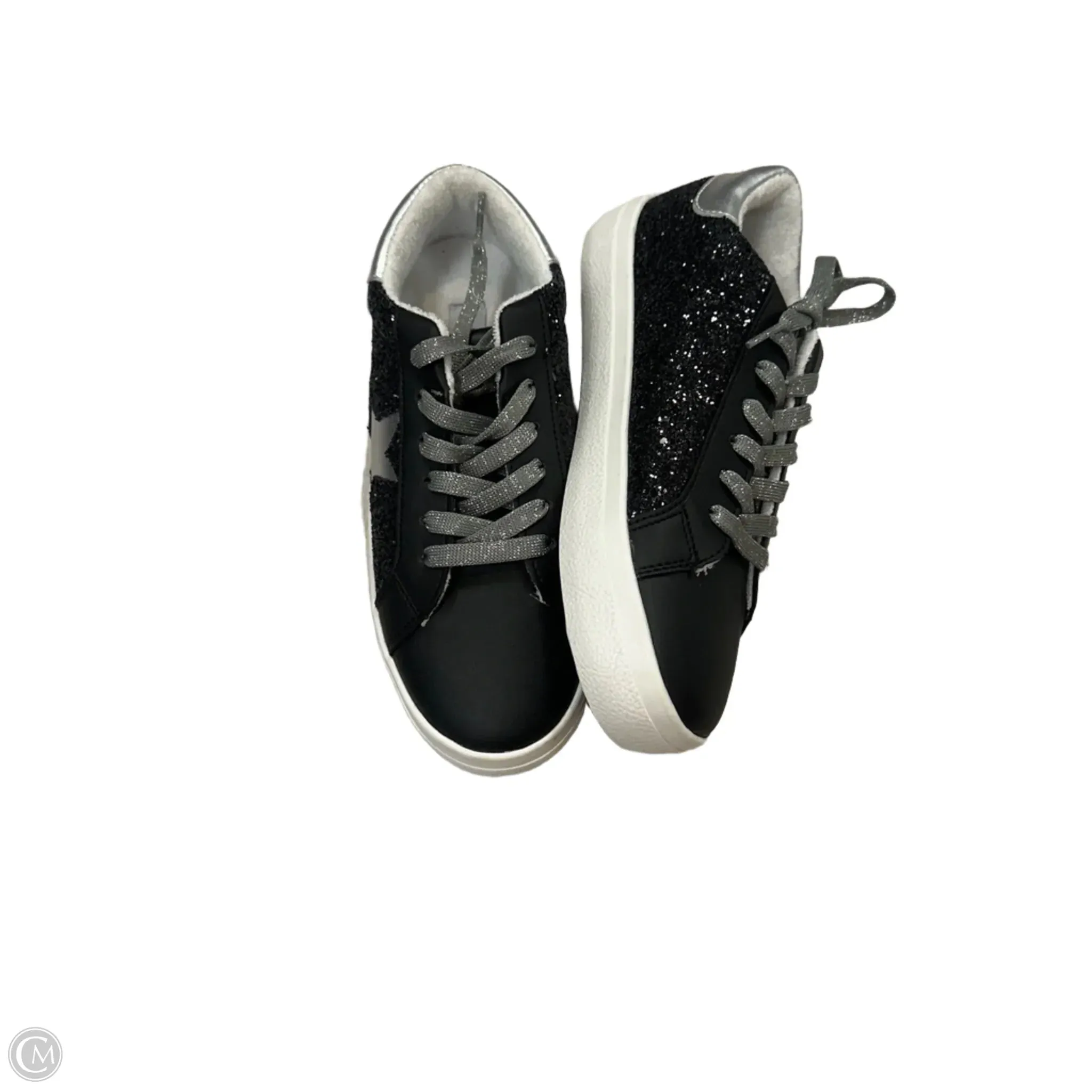 Shoes Sneakers By Steve Madden In Black, Size: 6.5