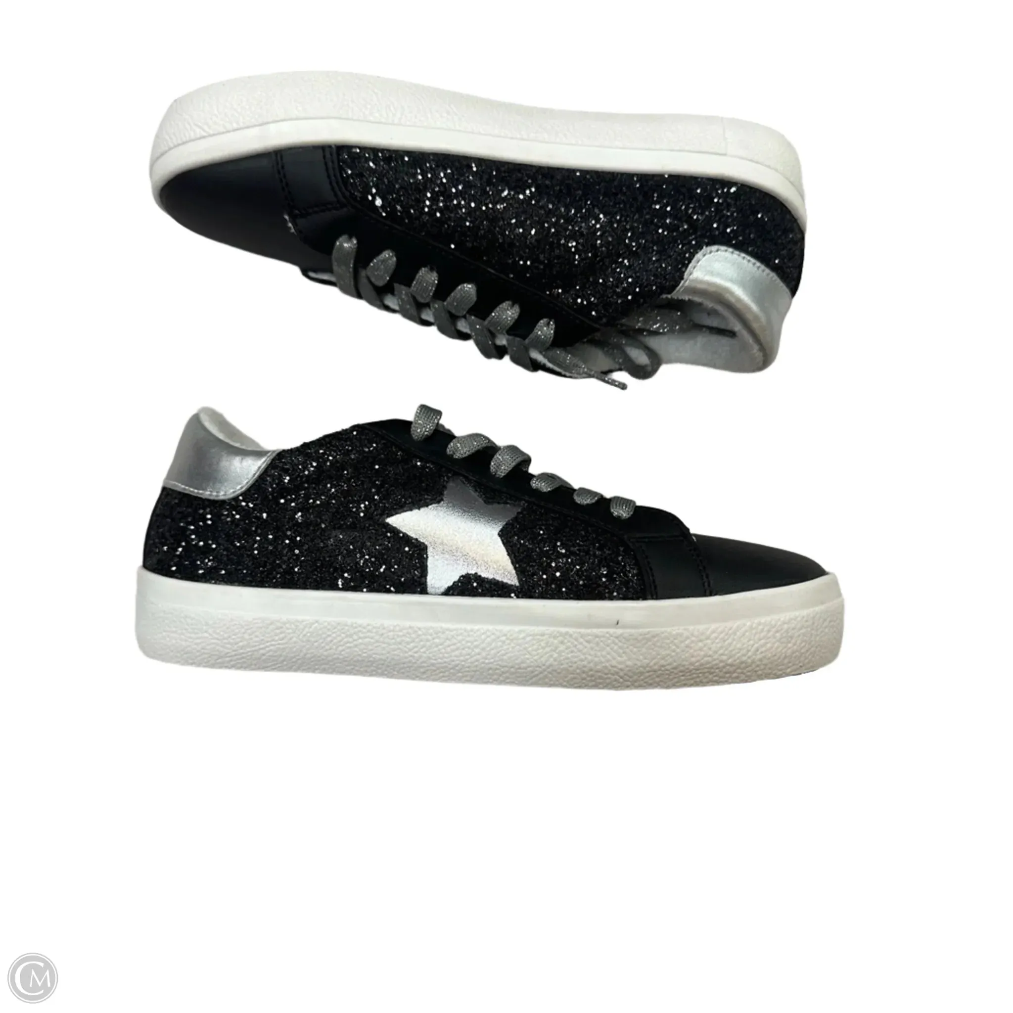 Shoes Sneakers By Steve Madden In Black, Size: 6.5