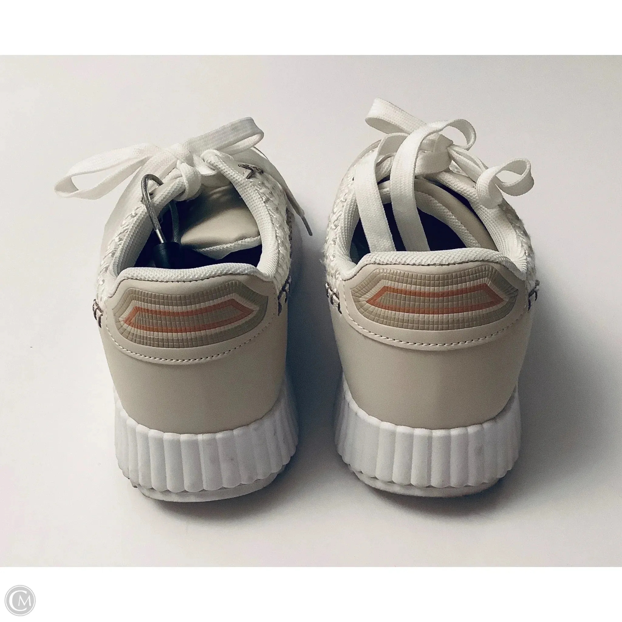 Shoes Sneakers Platform By Qupid In Beige, Size: 9