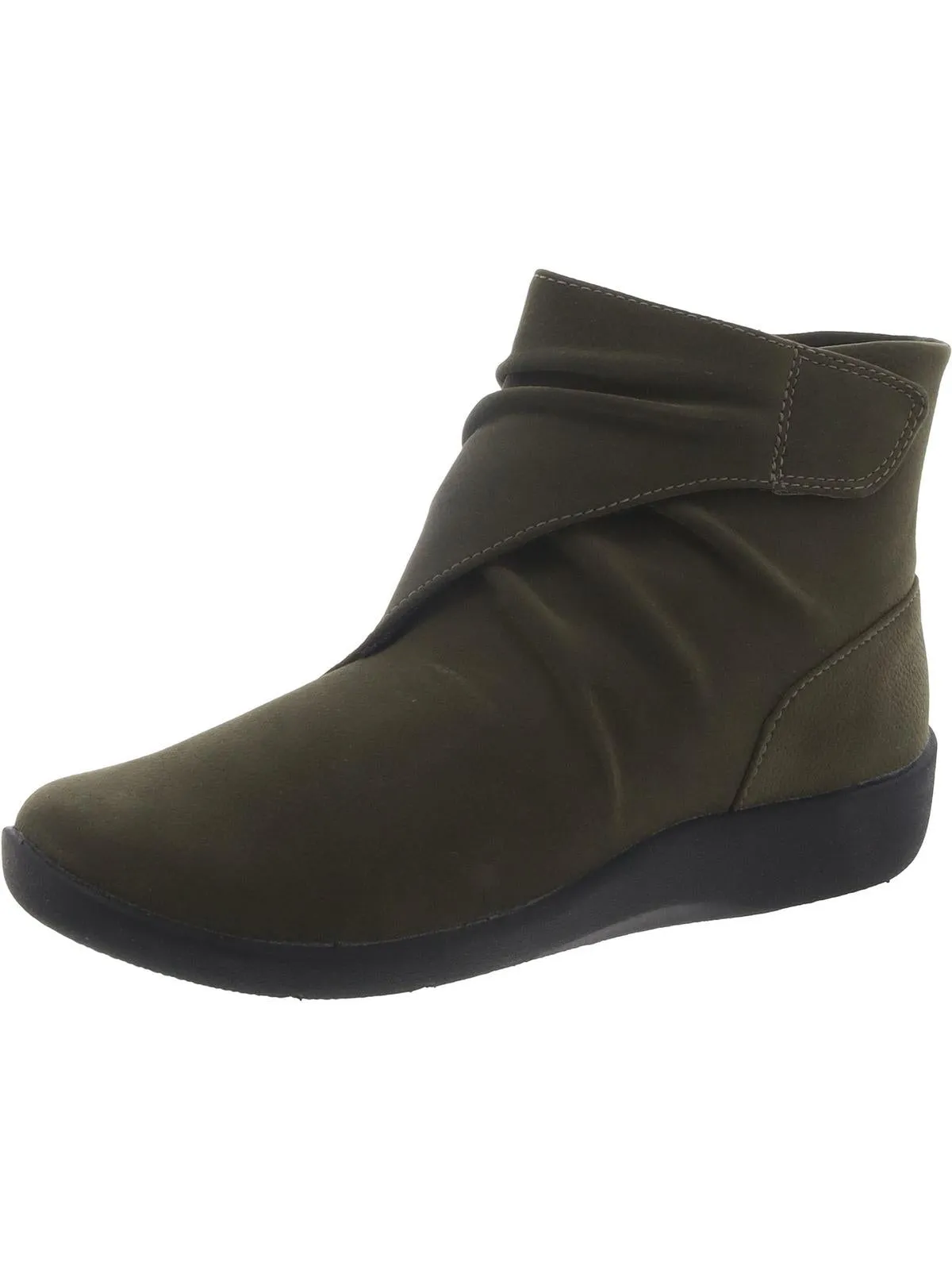 Sillian Tana Womens Suede Zipper Ankle Boots