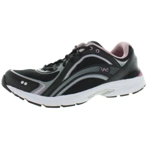 Sky Walk Womens Contrast Trim Trainers Walking Shoes