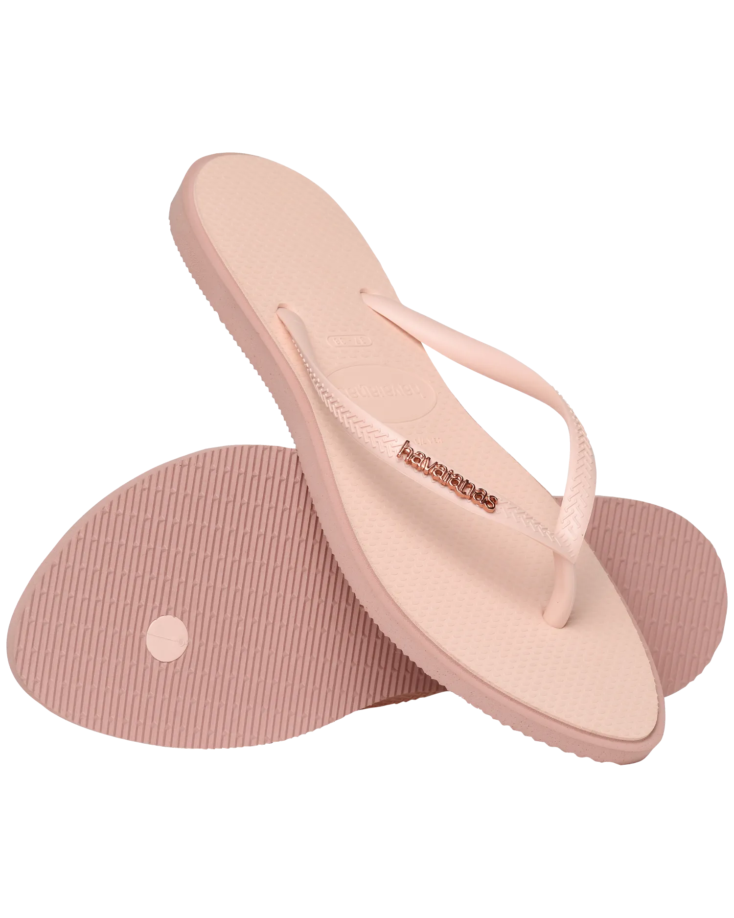 Slim Point Flip Flops in Crocus Rose