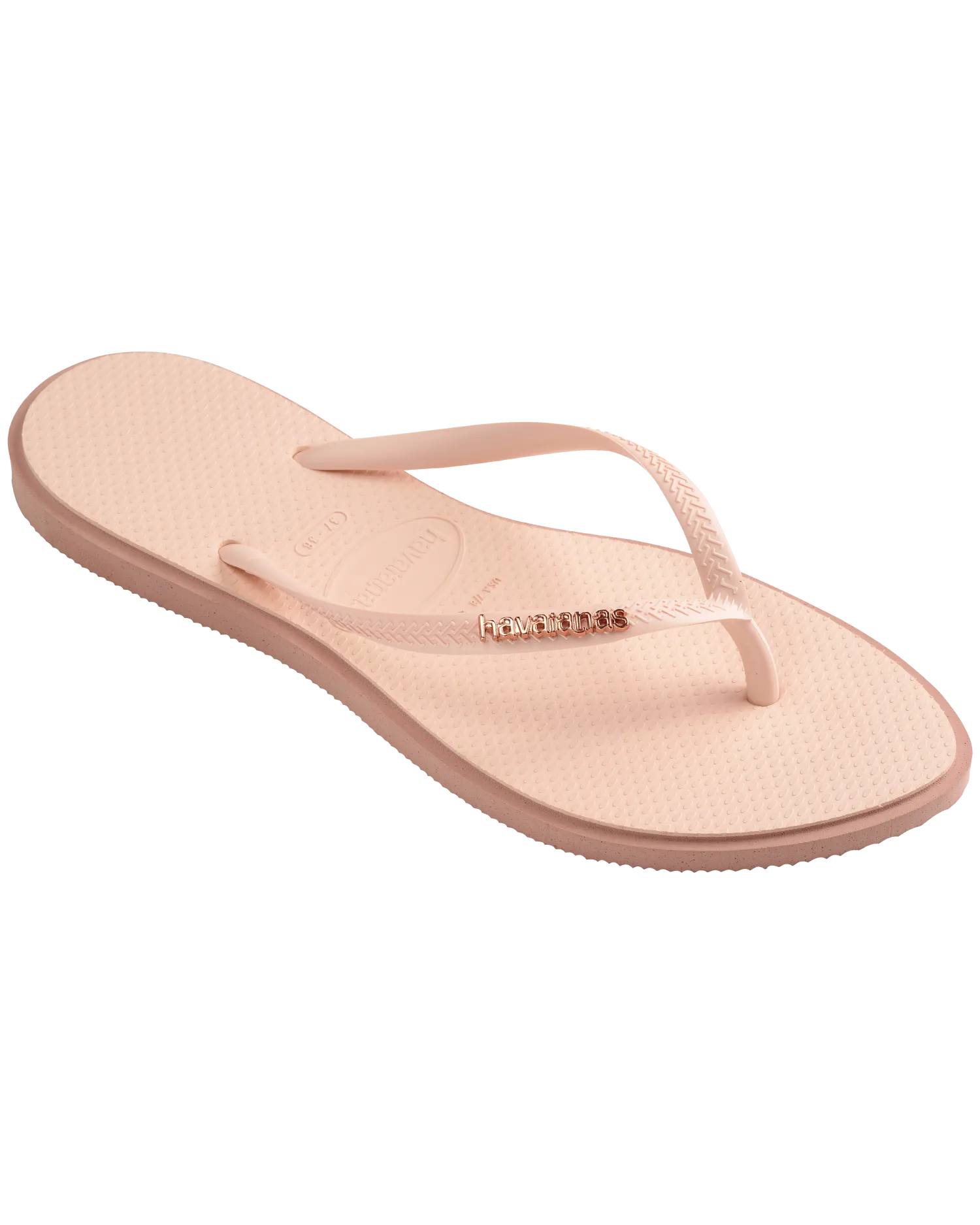 Slim Point Flip Flops in Crocus Rose