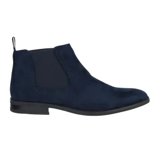 Slip On Suede Leather Lined Chelsea Ankle Shoes