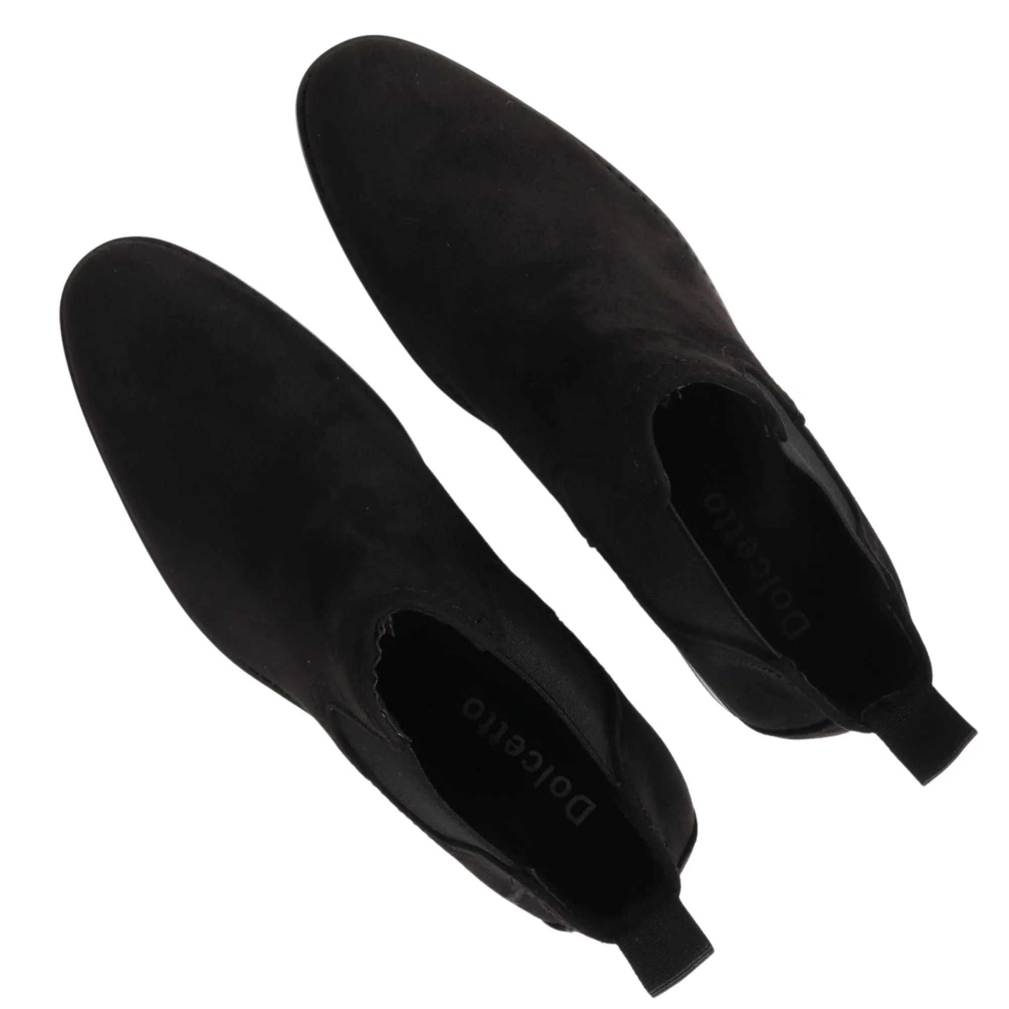 Slip On Suede Leather Lined Chelsea Ankle Shoes