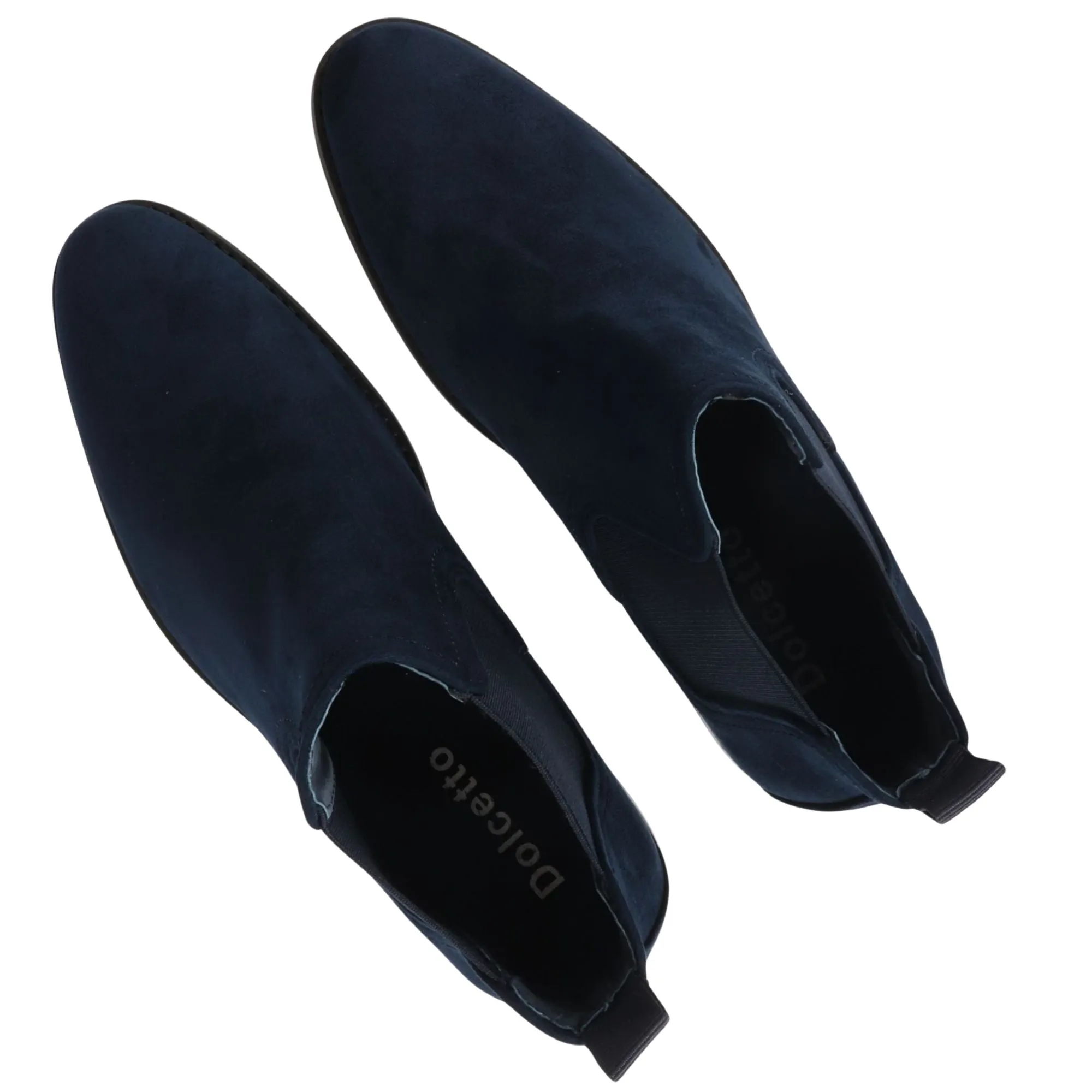 Slip On Suede Leather Lined Chelsea Ankle Shoes