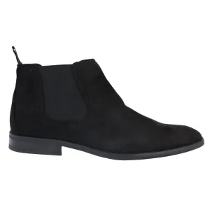 Slip On Suede Leather Lined Chelsea Ankle Shoes