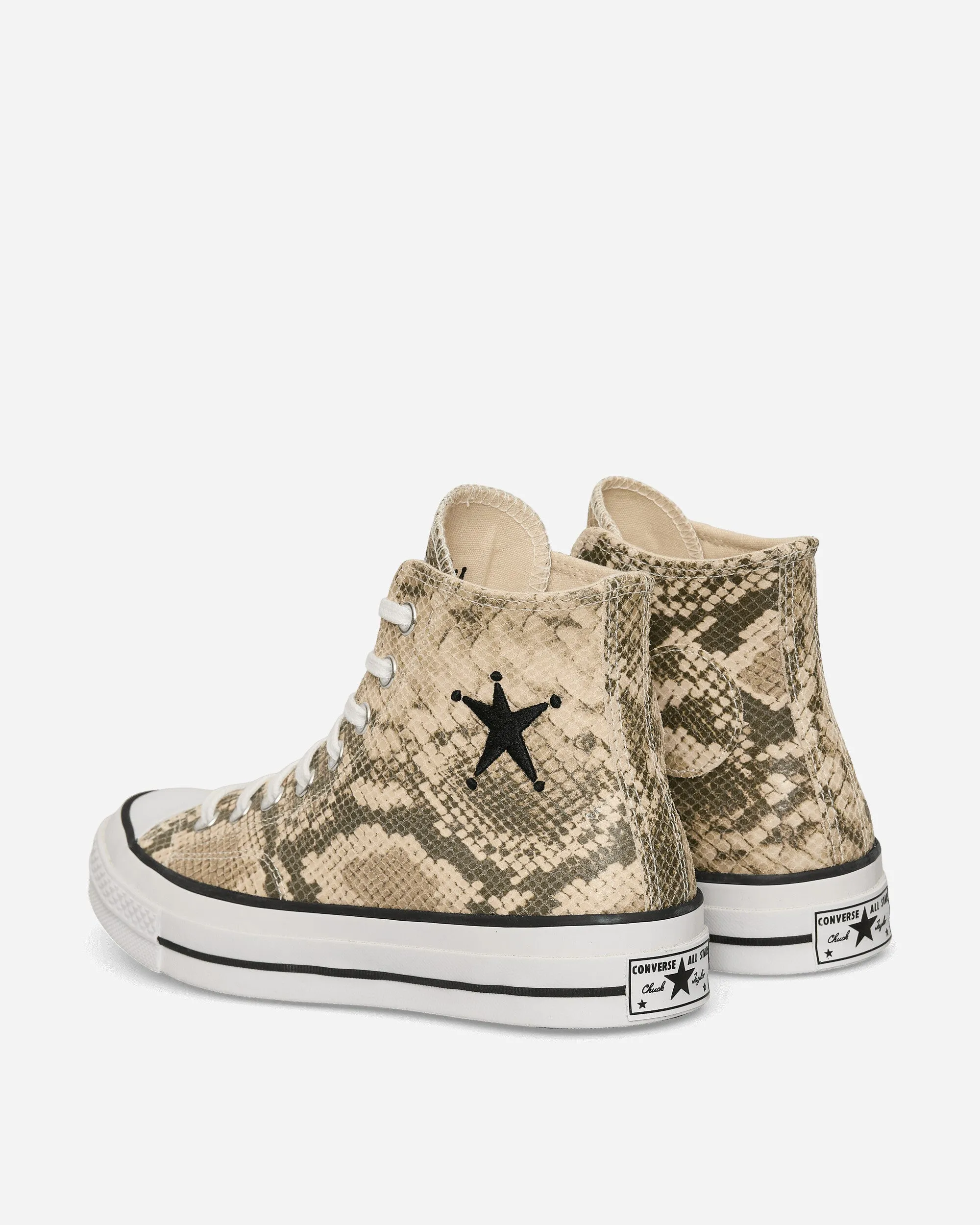 Stüssy Chuck 70 Snakeskin Sneakers Grey / Black / Egret