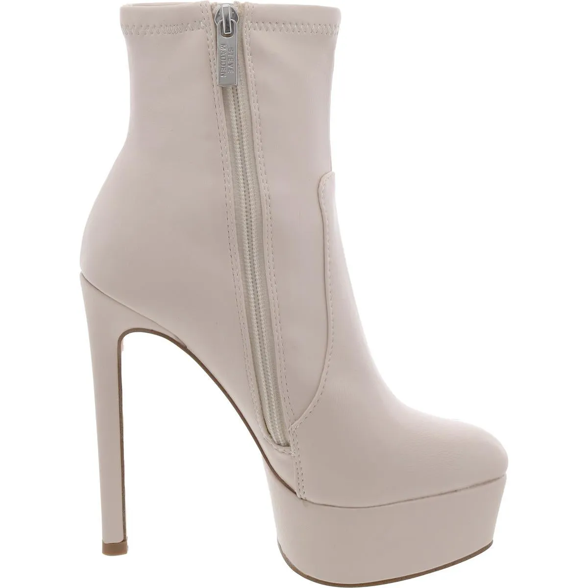 Tactical Womens Faux Leather Stiletto Ankle Boots