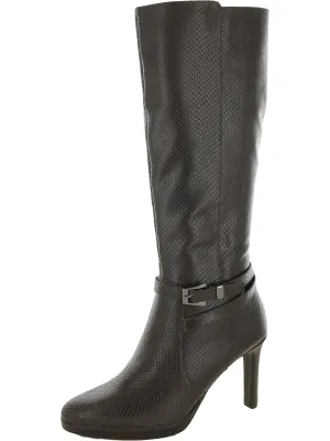 Taelynn Womens Zipper Belted Knee-High Boots
