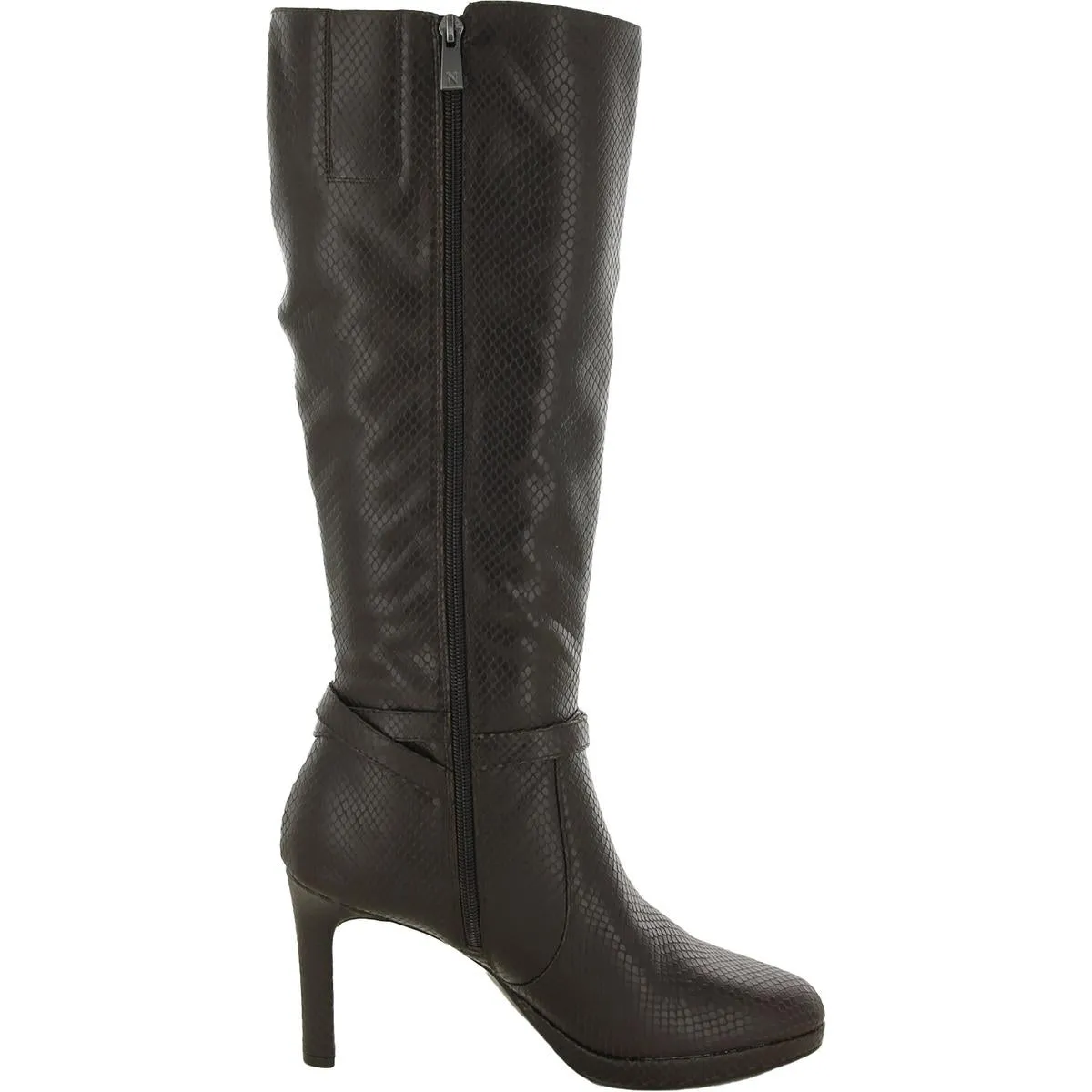 Taelynn Womens Zipper Belted Knee-High Boots