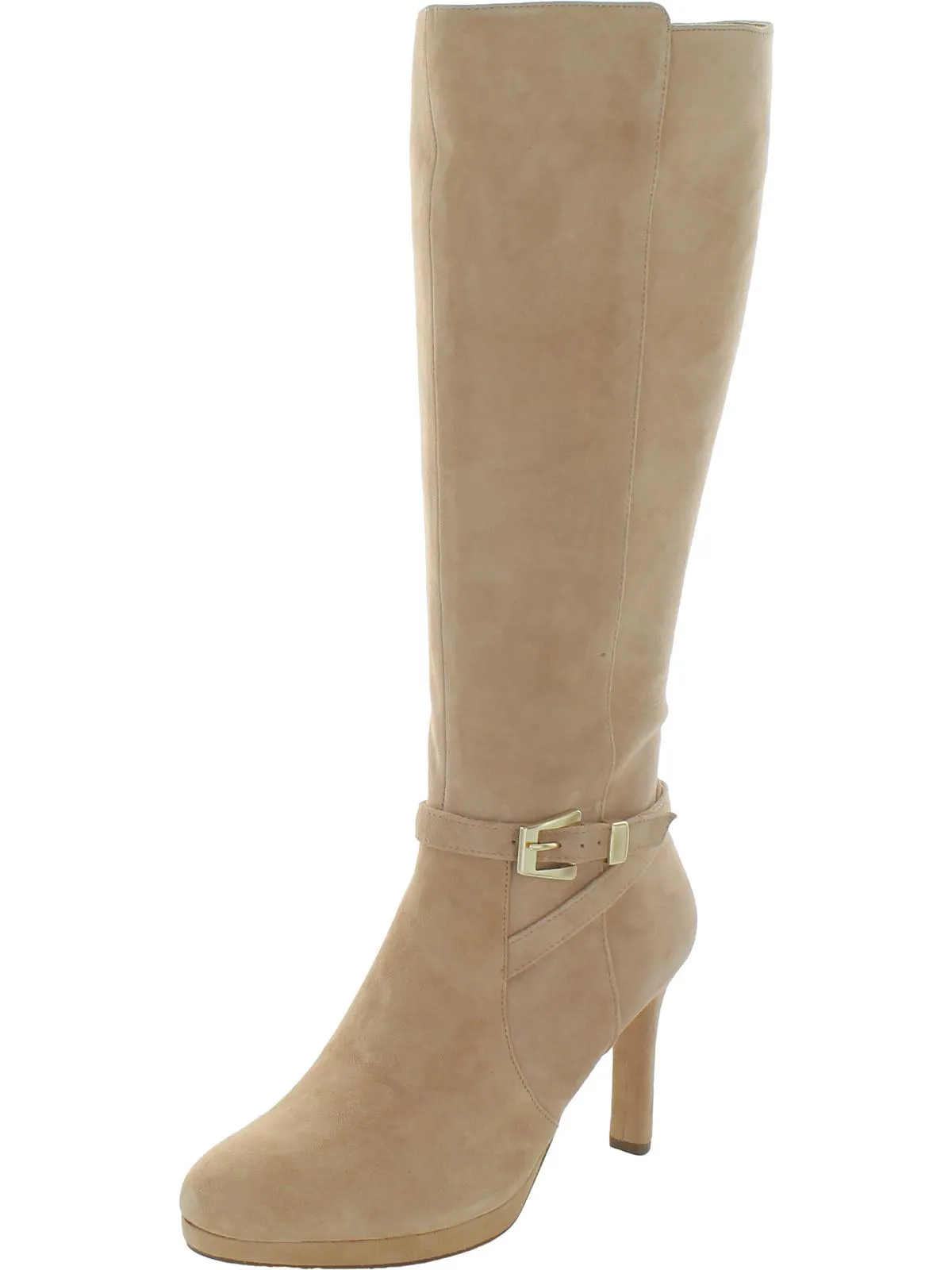 Taelynn Womens Zipper Belted Knee-High Boots