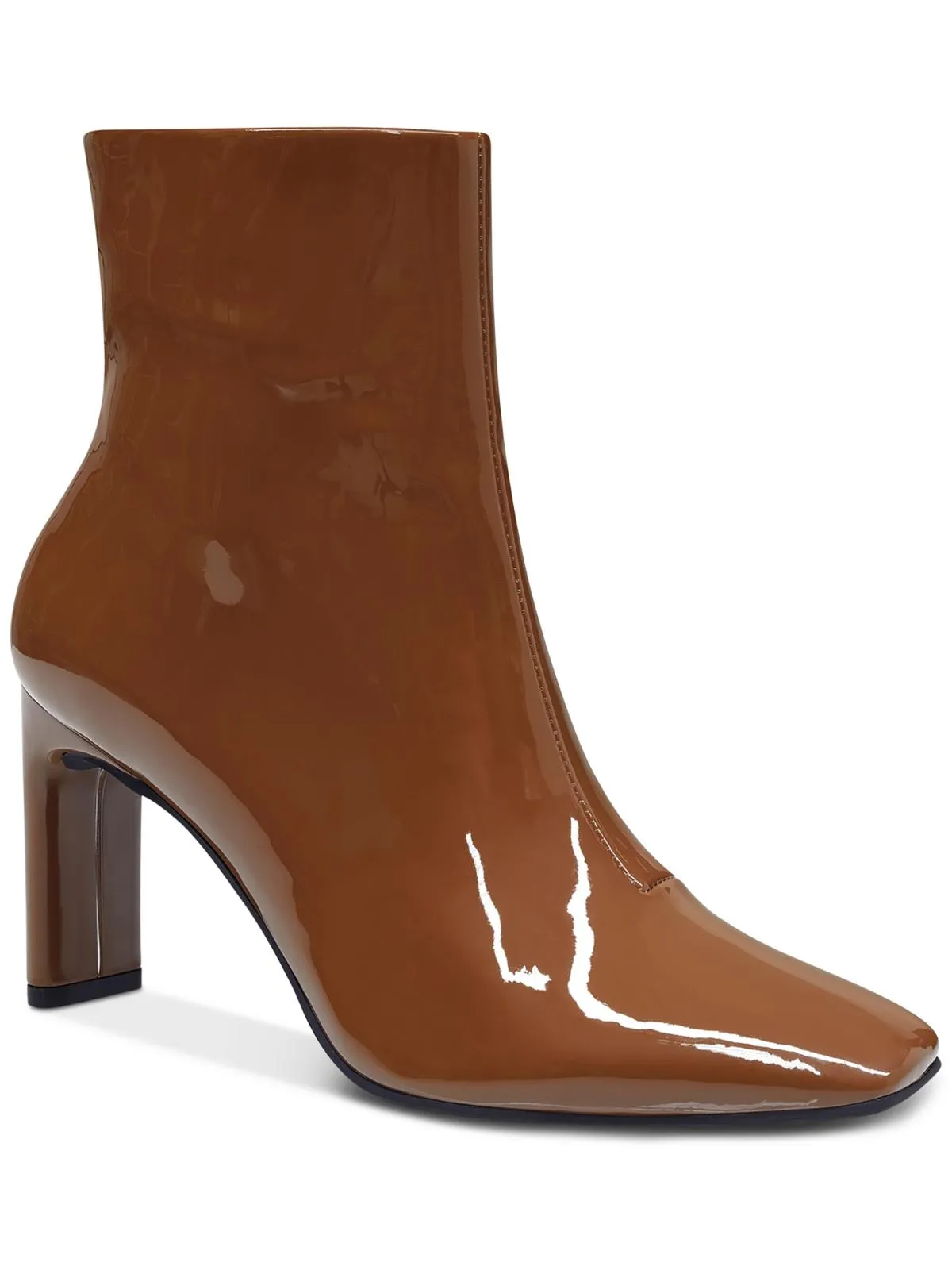 Terrie Womens Faux leather Block Heel Ankle Boots