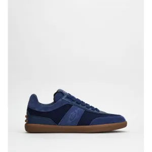Tod's Tabs Sneakers in Suede and Technical Fabric