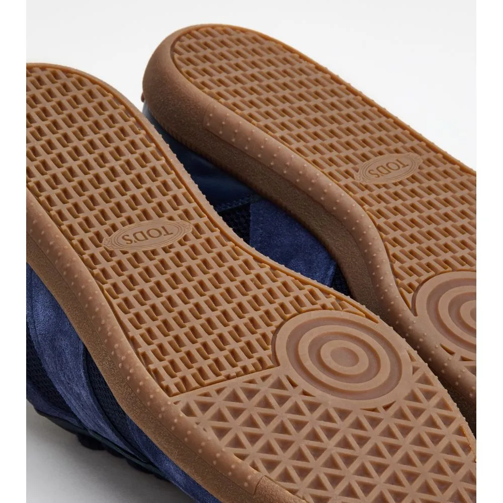 Tod's Tabs Sneakers in Suede and Technical Fabric