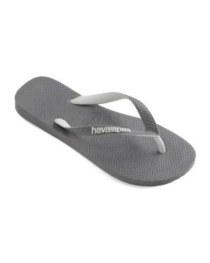 Top Mix Flip Flops in Steel Grey & Steel Grey