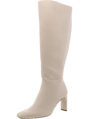 Tristanne Womens Leather Knee-High Boots
