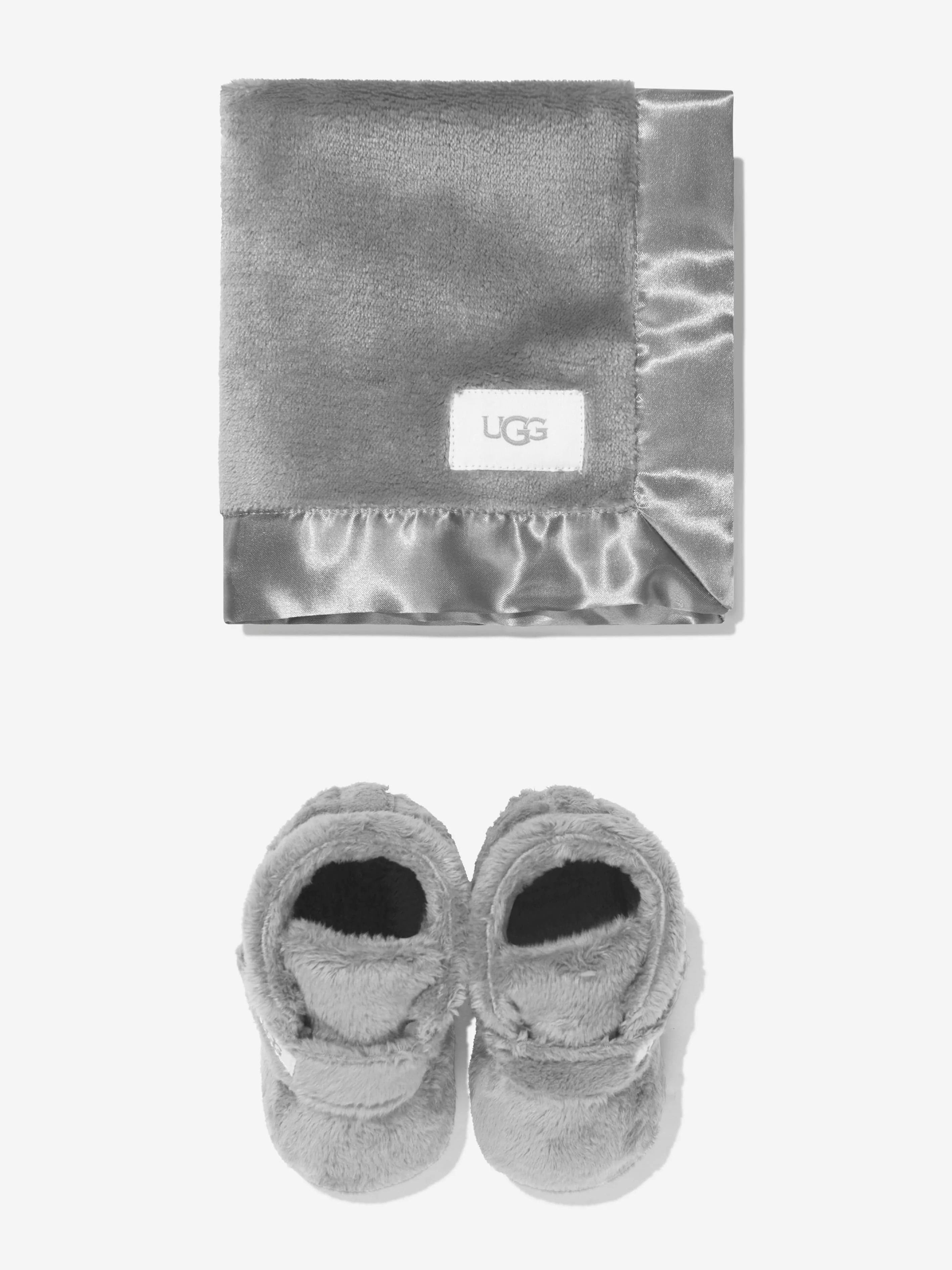 UGG Baby Bixbee And Lovey Gift Set in Grey